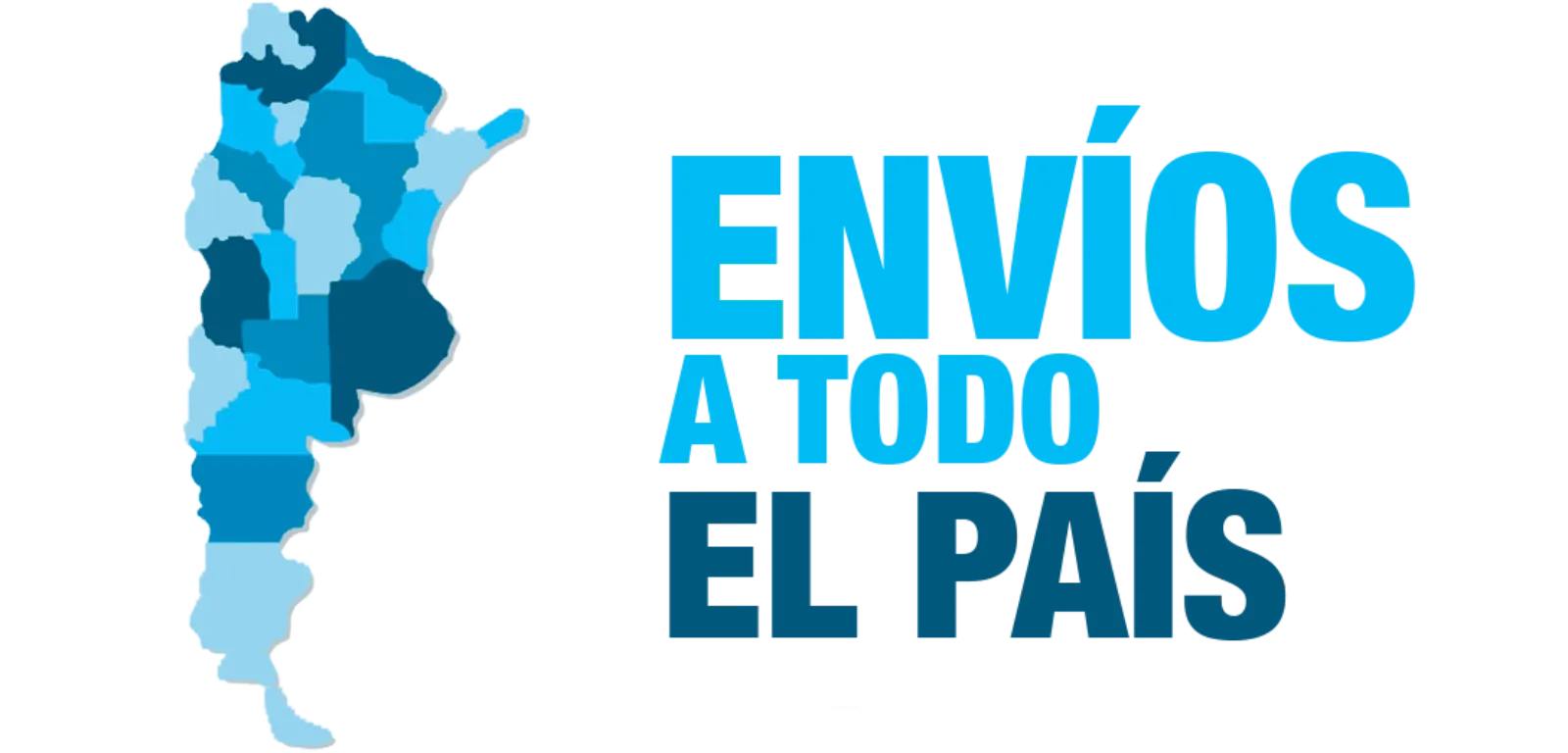 Mapa de cobertura nacional e internacional de Transportes Gino